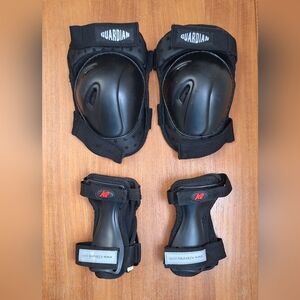Guardian Adult Knee Pads k2 Wrist Guards Inline Skating Skateboarding Men Women
